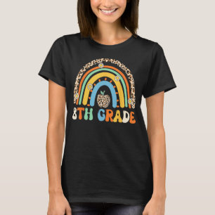 Achte Klasse Rainbow Girls Boys Teacher Team 8th G T-Shirt