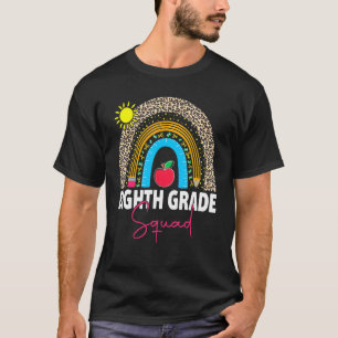 Achte Klasse Rainbow Girls Boys Teacher Team 8th G T-Shirt