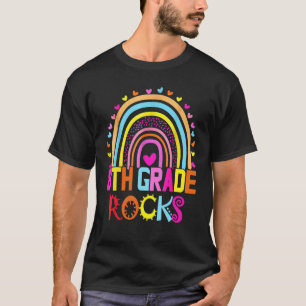Achte Klasse Rocks Erster Tag Team 8. Klasse Rainb T-Shirt