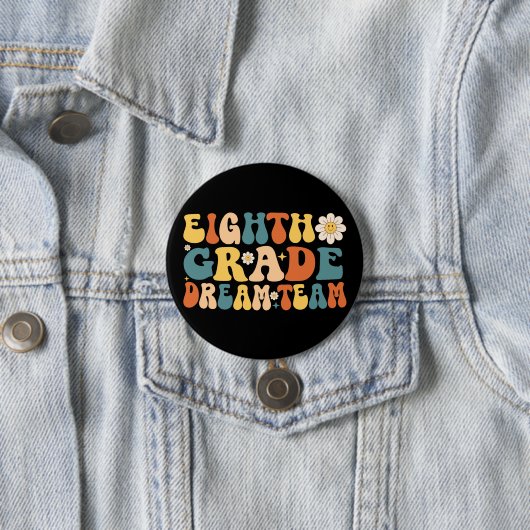 Achte Klasse Traumteam Button (Beispiel)