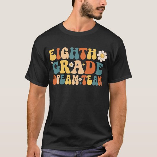 Achte Klasse Traumteam T-Shirt (Vorderseite)