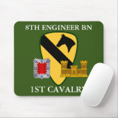 ACHTE MOTORBATTALION 1. CAVALRY MOUSEPAD (Mit Mouse)