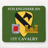 ACHTE MOTORBATTALION 1. CAVALRY MOUSEPAD (Vorne)