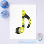 Achte Note Happy Face Large 2010 Flyer (Einzeln)