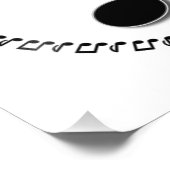 Achte Note Music Design Fotodruck (Ecke)