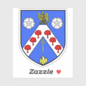 Achte (VIII) Arrondissement Paris - Élysée Aufkleber (Blatt)