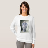 Achteckiger "Mei- P'ing" Vase mit Weiß T-Shirt (Vorne ganz)