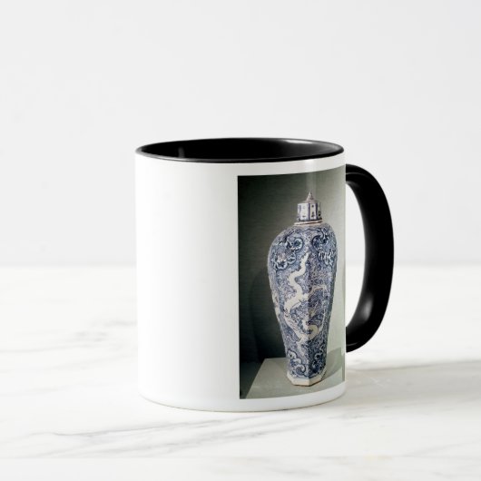 Achteckiger "Mei- P'ing" Vase mit Weiß Tasse (VorderseiteRechts)