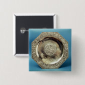 Achteckiger Teller von Kaiseraugst, römisch Button (Vorne & Hinten)