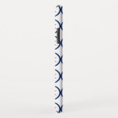 Achteckkreuz BLAU CORSAIR Case-Mate iPhone Hülle (Hinten/Rechts)