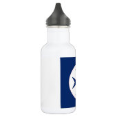 Achteckkreuz BLAU CORSAIR Edelstahlflasche (Links)