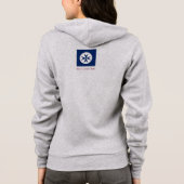 Achteckkreuz BLAU CORSAIR Hoodie (Rückseite)