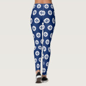 Achteckkreuz BLAU CORSAIR Leggings (Rückseite)