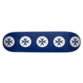 Achteckkreuz BLAU CORSAIR Skateboard