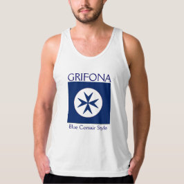 Achteckkreuz BLAU CORSAIR T-Shirt