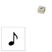 Achtelnoten-Symbol  Gummistempel (Stempel)
