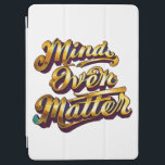 Achten auf die Materie iPad Air Cover<br><div class="desc">Dieses "Mind Over Matter" ipad Air Cover Design kombiniert eine kühne, minimalistische Grafik mit leistungsstarker Typografie, um Widerstandsfähigkeit und Entschlossenheit zu vermitteln. Das Design zeichnet sich durch eine stilisierte Gehirn-Silhouette nahtlos mit einer Gebirgskette vermischt, symbolisiert den Power des Geistes, Hindernisse zu überwinden. Perfekt für diejenigen, die glauben, dass mentale Stärke...</div>