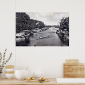 Achten Crew Rowing, Oxford England Vintag Poster (Küche)
