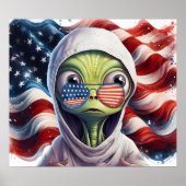 Achten Sie auf Amerika  Poster (Vorne)