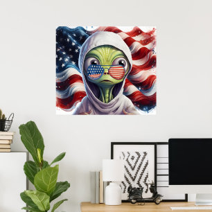 Achten Sie auf Amerika Poster