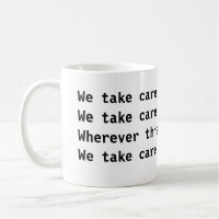 Achten Sie auf Amerikas Tasse