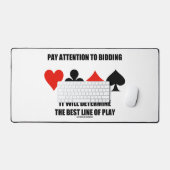 Achten Sie auf das Gebot bestimmt die beste Linie Schreibtischunterlage (Tastatur & Maus)