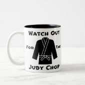 Achten Sie auf den Judy Chop Zweifarbige Tasse (Links)