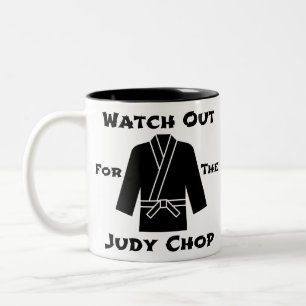 Achten Sie auf den Judy Chop Zweifarbige Tasse