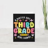 Achten Sie auf die dritte Klasse, hier komme ich H Karte (Vorderseite)