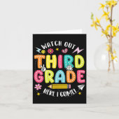 Achten Sie auf die dritte Klasse, hier komme ich H Karte (Gelbe Blume)