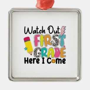 Achten Sie auf die erste Note, die ich bekomme Ornament Aus Metall