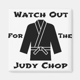 Achten Sie auf die Judy Chop Magnet
