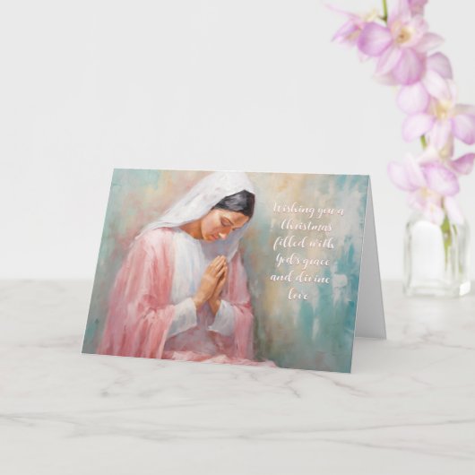 Achten Sie auf die leichte Weihnachtskarte Karte (Orchidee)