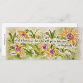 Achten Sie auf die Pflanze Einladung (Vorne/Hinten)