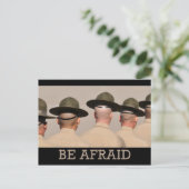 Achten Sie auf eine Postkarte (Stehend Vorderseite)