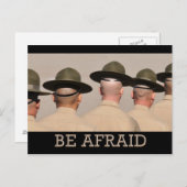 Achten Sie auf eine Postkarte (Vorne/Hinten)