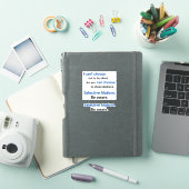Achten Sie auf Freundlichkeit Aufkleber (iPad Hülle)
