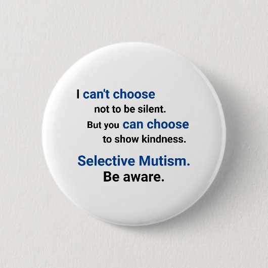 Achten Sie auf Freundlichkeit Button (Vorderseite)