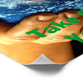 Achten Sie auf Ihr Erdplakat Poster (Ecke)