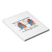 Achten Sie auf Ihr Herz, es ist nur eines, das Sie Notizblock (angewinkelt)