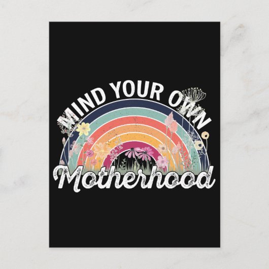 Achten Sie auf Ihre eigene Mutterschaft, Muttertag Postkarte (Vorderseite)
