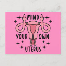 Achten Sie auf Ihre eigene Uterus Feminist Pro Wah