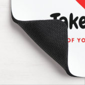Achten Sie auf Ihre Gesundheit Mousepad (Ecke)