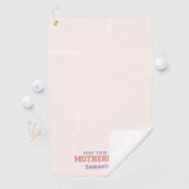 Achten Sie auf Ihre Mutterschaft Golfhandtuch (Insitu)