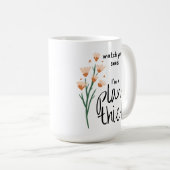 Achten Sie auf Ihre Samen, ich bin Pflanze Dieb Kaffeetasse (VorderseiteRechts)