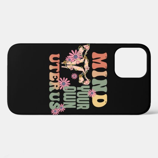 Achten Sie auf Ihren eigenen Uterus Case-Mate iPhone Hülle (Rückseite (Horizontal))