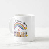 Achten Sie auf Ihren eigenen Uterus Feminist Pro C Kaffeetasse (Vorderseite Links)