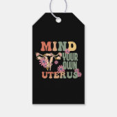 Achten Sie auf Ihren eigenen Uterus Geschenkanhänger (Vorderseite)