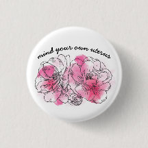 Achten Sie auf Ihren eigenen Uterus (rosa Blume)