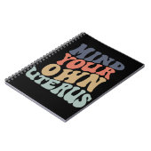 Achten Sie auf Ihren eigenen Uterusfeministen Notizblock (Linke Seite)